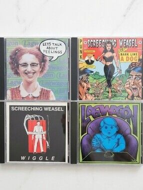 VTG Punk Rock CD Lot - Lagwagon & Screeching Weasel (4 Albums)